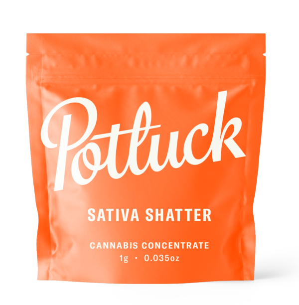 Potluck - Sativa Shatter - cannabis Concentrate | Pacific Green Canada