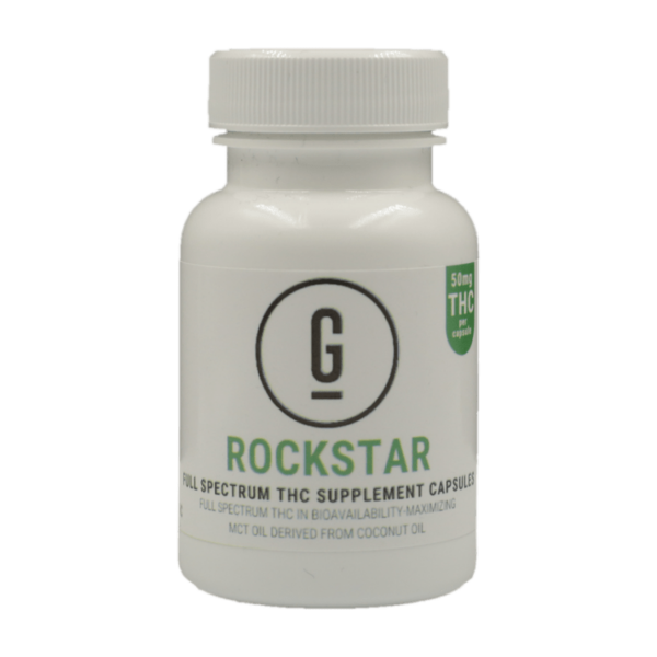 GRASS – THC Capsules – Rockstar – 50mg | Pacific Green Canada