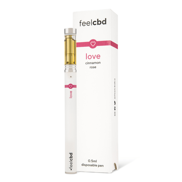 FeelCBD – Love – Dispsable CBD Vape Pen 0.5ml | Pacific Green Canada