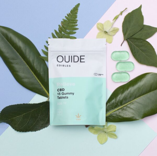 Ouide Edibles – Relieve – CBD gummies 300mg | Pacific Green Canada