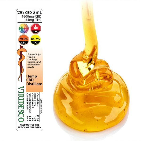 Viridesco – CBD Distillate – 2ml | Pacific Green Canada