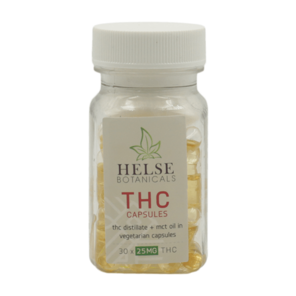 Helse Botanicals – THC Capsules – 25mg | Pacific Green Canada