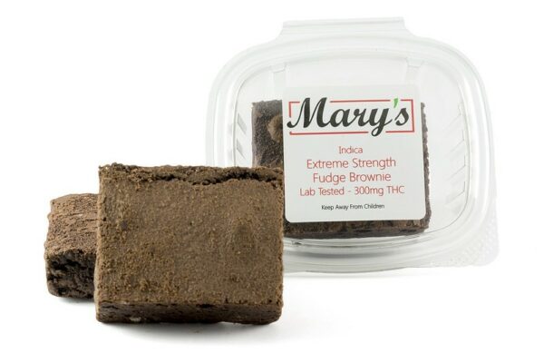 Mary’s Medibles – Extreme Strength Fudge Brownie – 300mg THC (Indica) | Pacific Green Canada