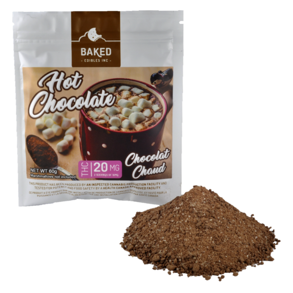 Baked Edibles – Hot Chocolate 20mg THC | Pacific Green Canada