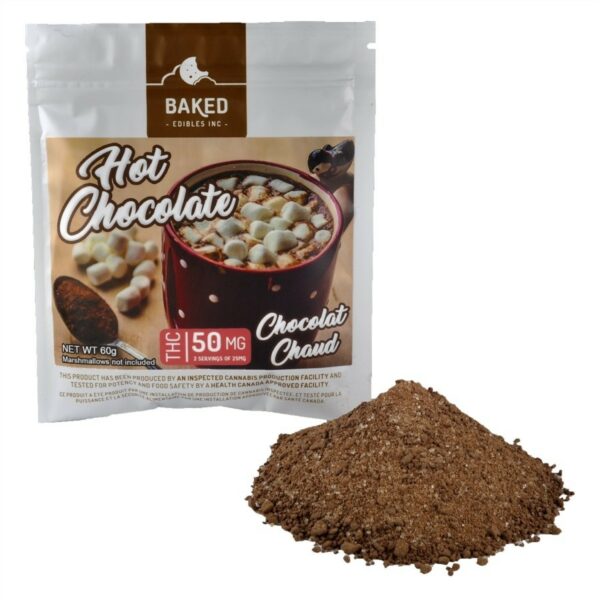 Baked Edibles – Hot Chocolate 50mg THC | Pacific Green Canada