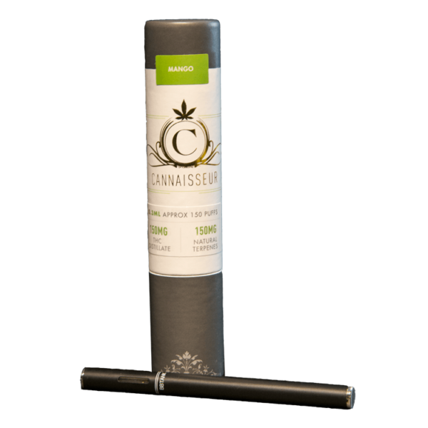 Cannaisseur – Disposable THC Distillate Pen – Mango 0.3ml | Pacific Green Canada