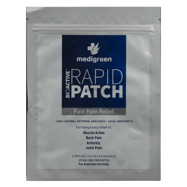 Medigreen Rapid CBD Patch – Fast Pain Relief | Pacific Green Canada