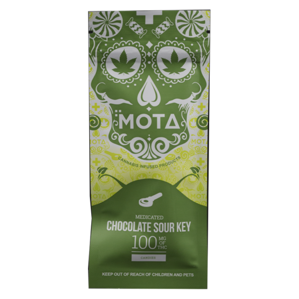 MOTA Edibles – Chocolate Sour Key – 100mg THC | Pacific Green Canada