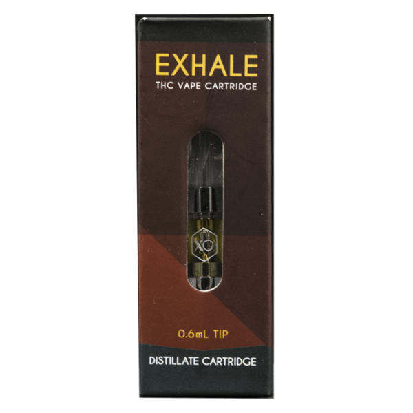 XO Exhale – THC Distillate Refill Cartridge – Banana Kush 0.6ml | Pacific Green Canada