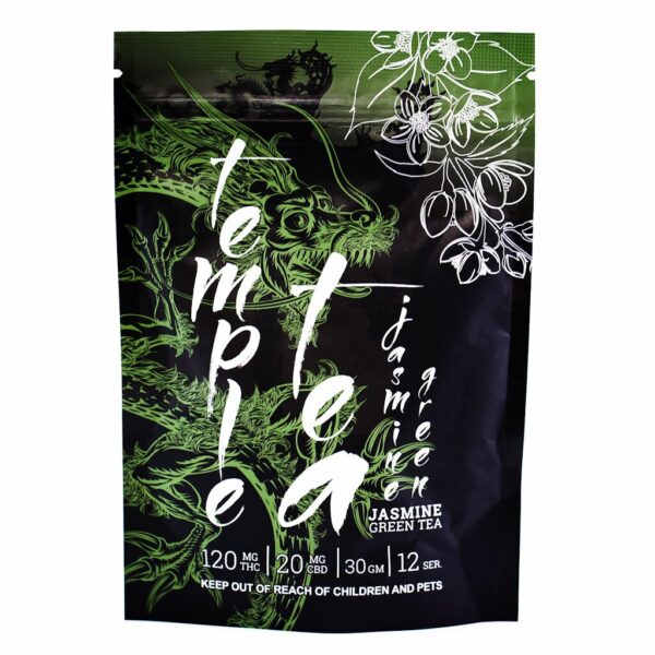 Temple Tea – Jasmine Green Tea – 120mg THC | Pacific Green Canada