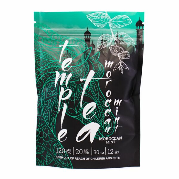 Temple Tea – Moroccan Mint – 120mg THC | Pacific Green Canada