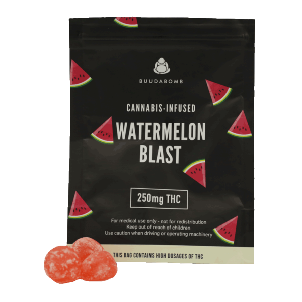 Buudabomb – Watermelon Blast – 250mg | Pacific Green Canada