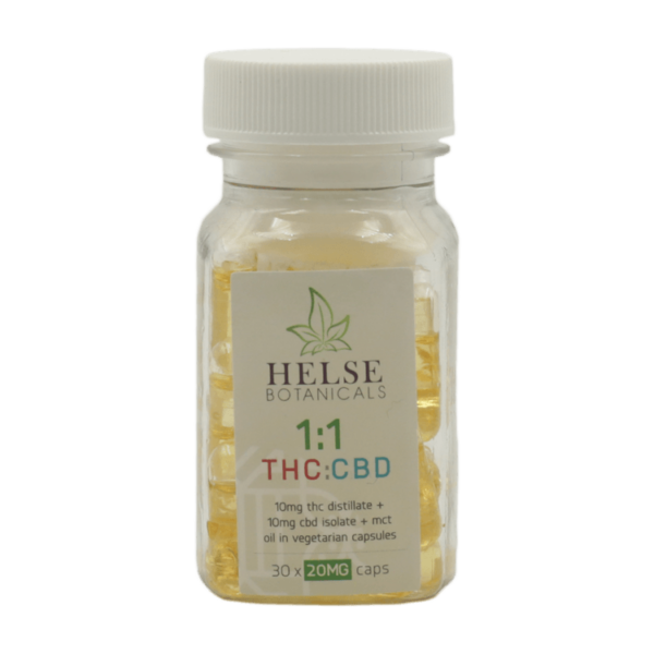 Helse Botanicals – 1:1 THC/CBD Capsules | Pacific Green Canada