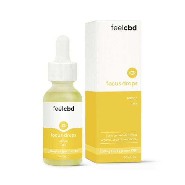 FeelCBD – Focus Drops – CBD Tincture 300mg | Pacific Green Canada