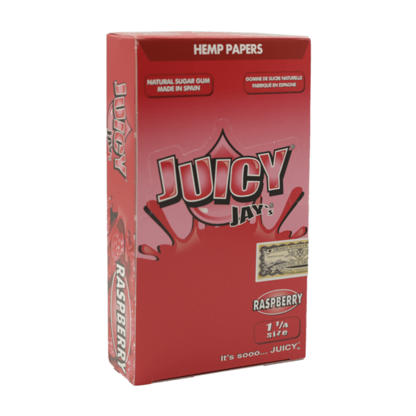 Juicy Jay’s – Hemp Papers (1.25 inch) – Raspberry | Pacific Green Canada