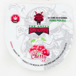 The Green Samurai – Cherry Gummies – 150mg | Pacific Green Canada