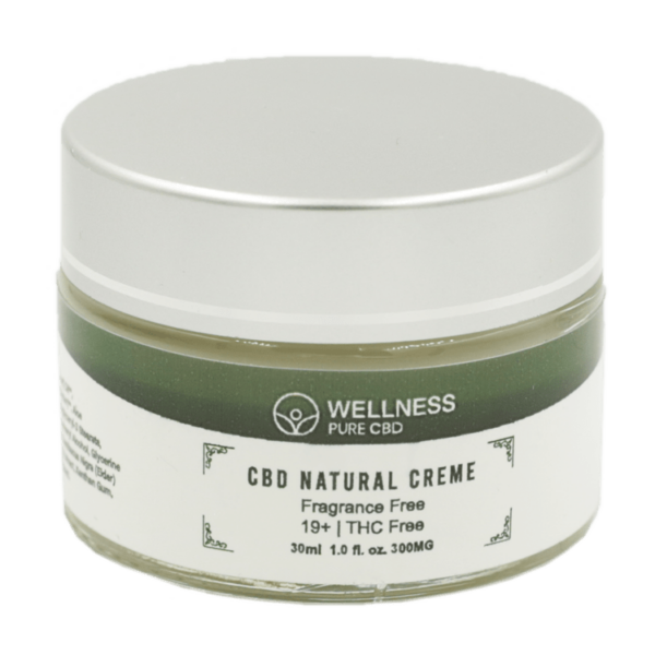 Wellness Pure CBD – Natural Creme – 500mg | Pacific Green Canada