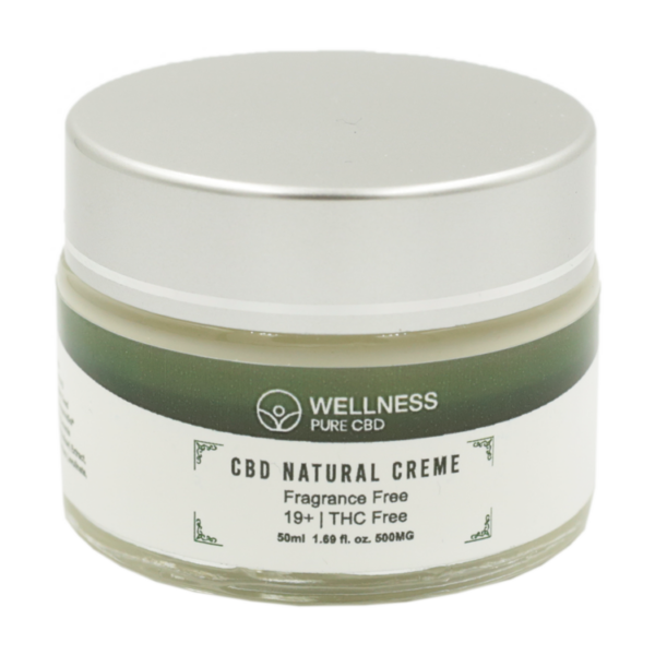 Wellness Pure CBD – Natural Creme – 500mg | Pacific Green Canada