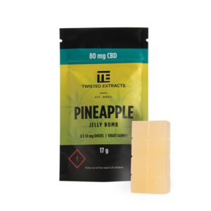 Twisted Extracts – Pineapple Jelly Bombs – CBD | Pacific Green Canada