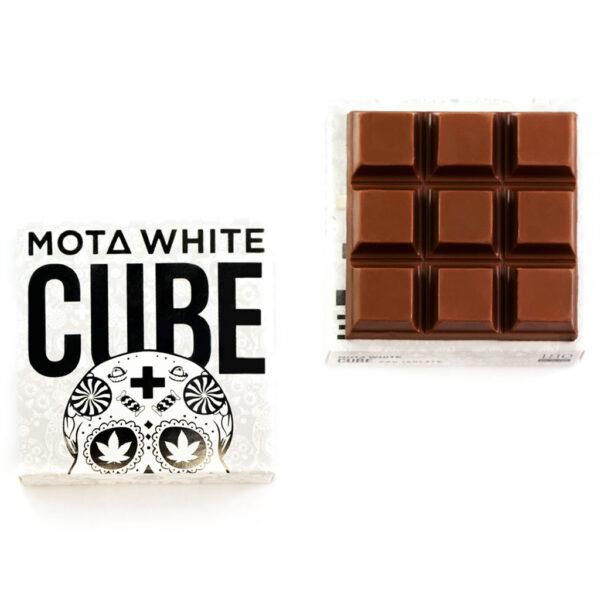 MOTA White Cube – 180mg CBD Milk Chocolate Cube | Pacific Green Canada