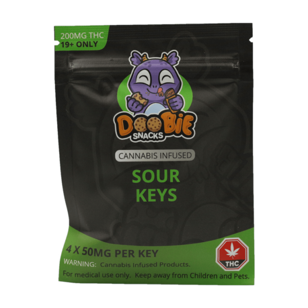 Doobie Snacks – CBD Sour Gummy Bears – 150mg CBD | Pacific Green Canada