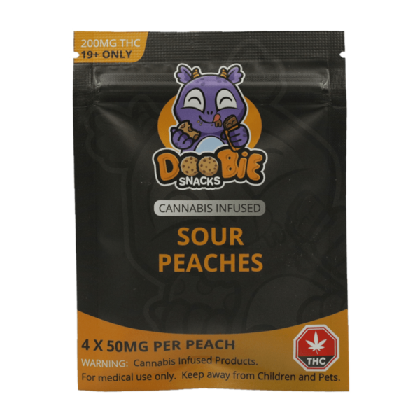 Doobie Snacks – CBD Sour Gummy Bears – 150mg CBD | Pacific Green Canada