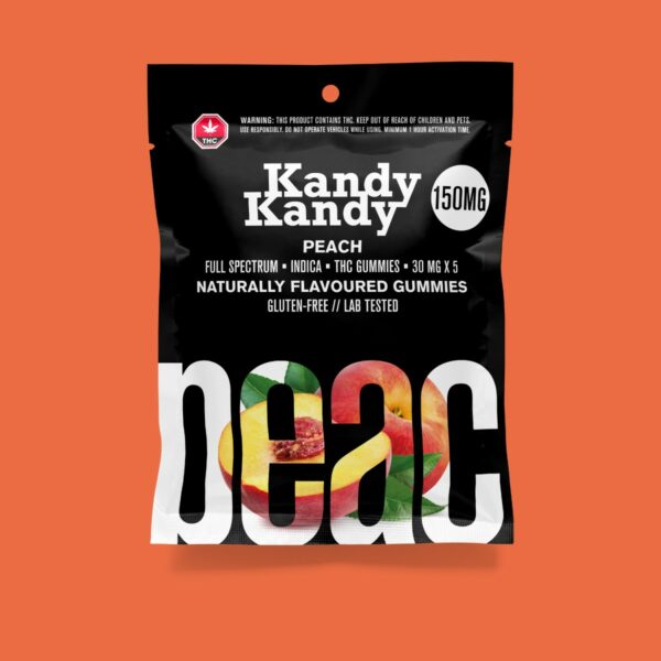 Kandy Kandy – Peach Gummies | Pacific Green Canada