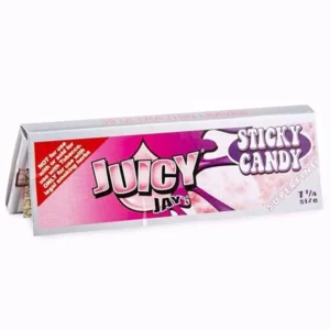 Juicy Jay’s – Superfine Hemp Papers (1.25 Inch) – Sticky Candy | Pacific Green Canada