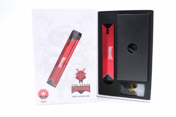 The Green Samurai – LED Vape Kit – 1ml THC | Pacific Green Canada