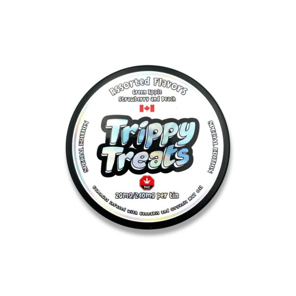 Trippy Treats – Assorted Flavour Gummies – 400mg THC | Pacific Green Canada