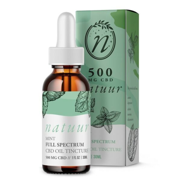 Natuur – Full Spectrum CBD Oil Tincture – Mint | Pacific Green Canada