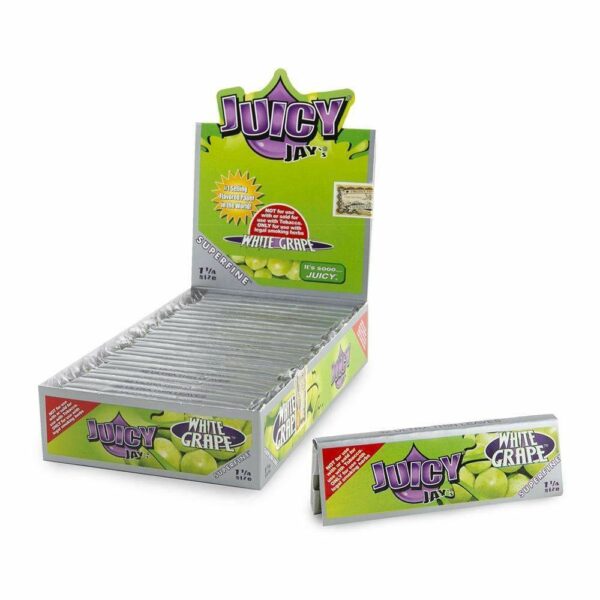 Juicy Jay’s – Hemp Papers (1.25 inch) – White Grape | Pacific Green Canada