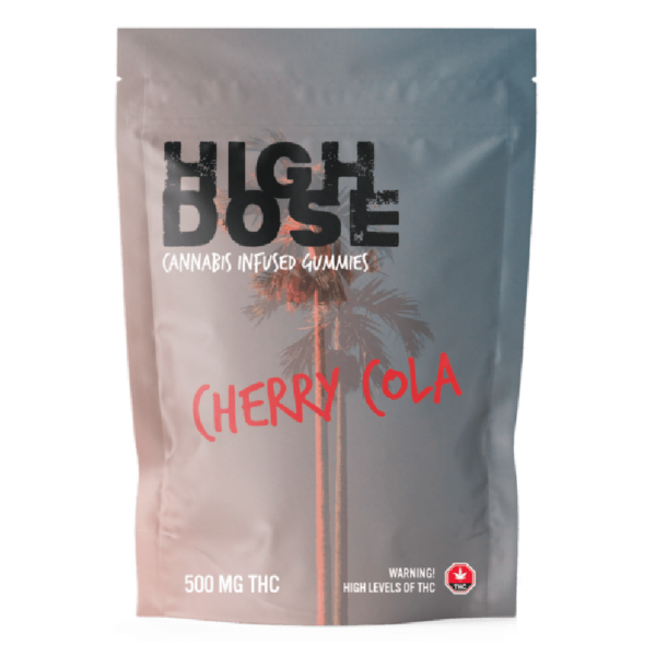 High Dose – cannabis Infused Gummies – Cherry Cola – 500mg/1500mg | Pacific Green Canada