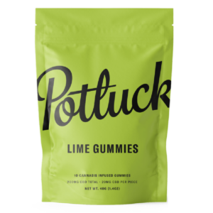 Potluck Extracts – Lime Gummies (CBD) – 200mg | Pacific Green Canada