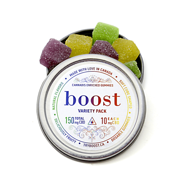 Boost – CBD Variety Pack Gummies – 150mg | Pacific Green Canada