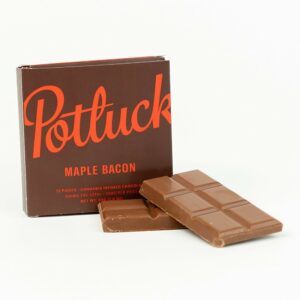 Potluck – Infused Chocolate – Maple Bacon – 300mg THC | Pacific Green Canada