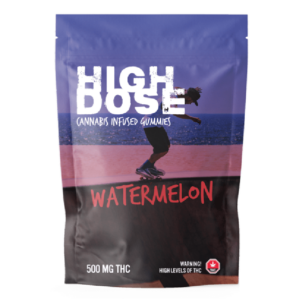 High Dose – cannabis Infused Gummies – Watermelon – 500mg/1000mg | Pacific Green Canada