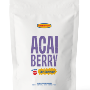 OneStop – Açai Berry CBD Gummies 500mg | Pacific Green Canada