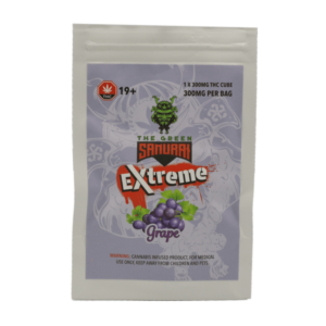 Green Samurai Extreme – Grape Gummy – 300mg THC | Pacific Green Canada