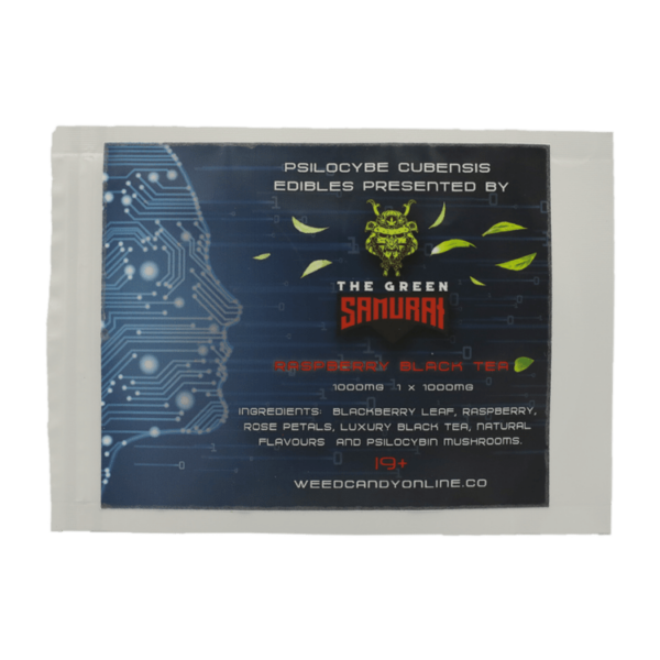 The Green Samurai – Raspberry Black Tea – 1000mg | Pacific Green Canada